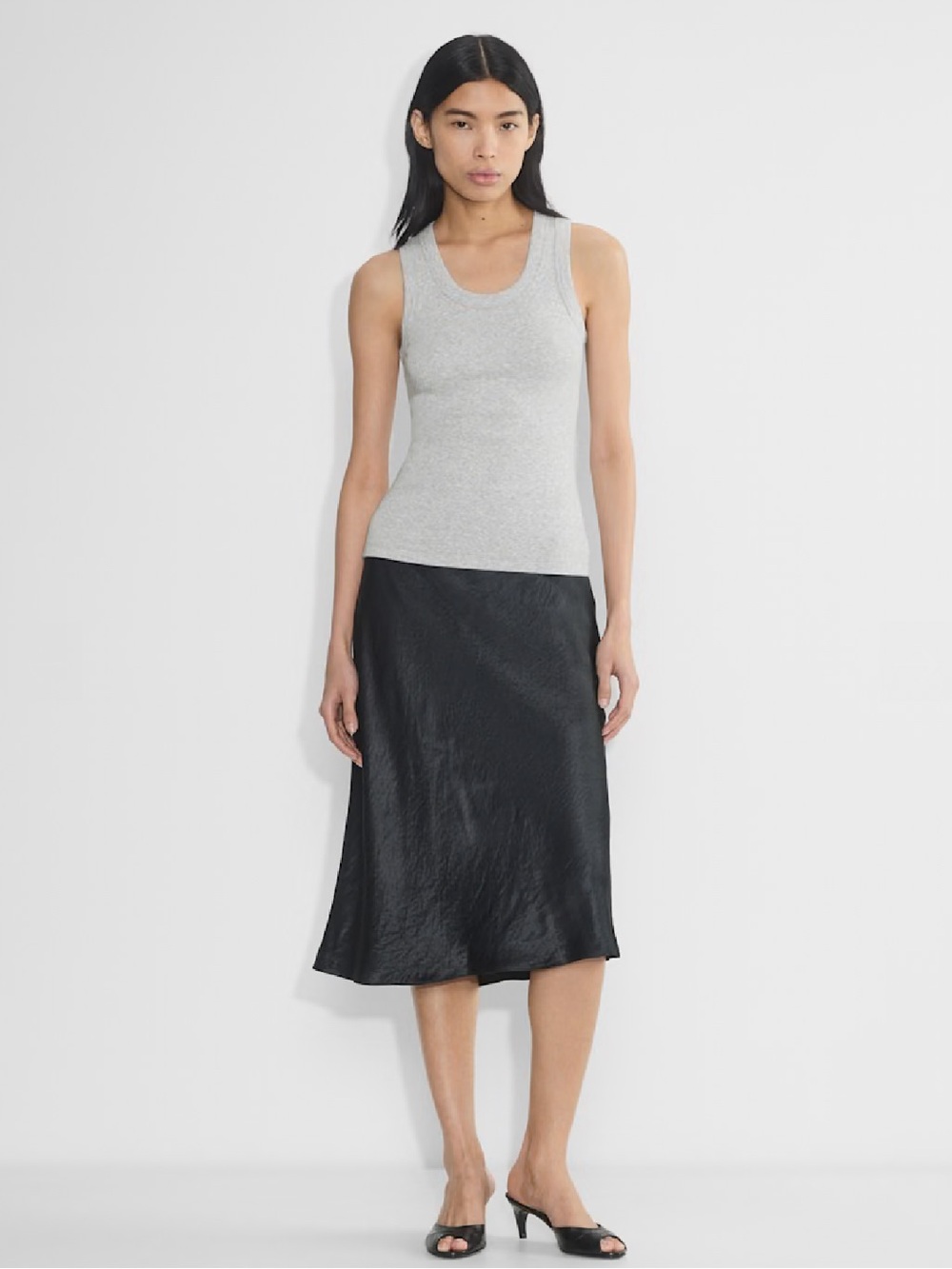 Babaton Slip Midi Skirt